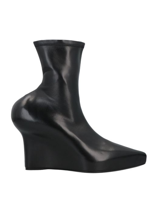 Givenchy Black Wedge Ankle Boots, , 100% Lambskin Leather