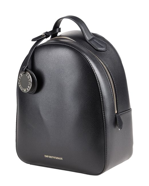 Emporio Armani Black Backpack