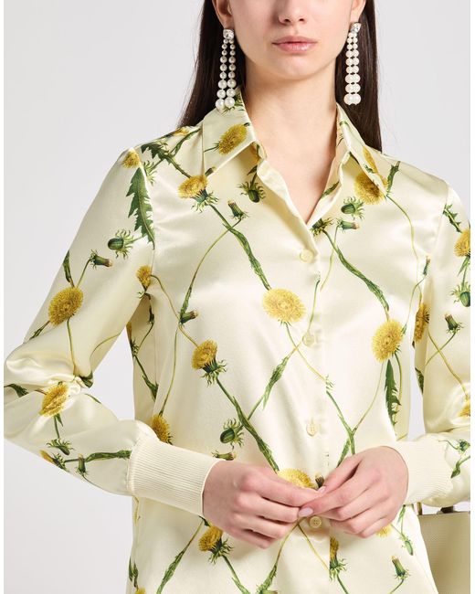 Burberry Metallic Shirt Polyester, Viscose