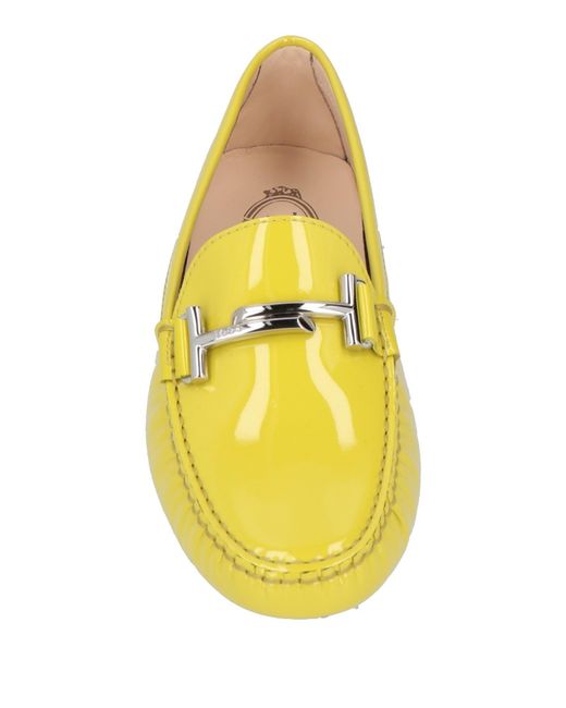 Tod's Yellow Loafers