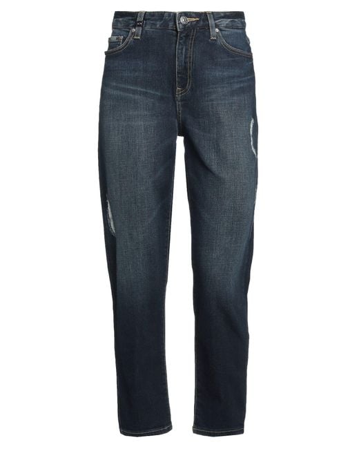 ARMANI EXCHANGE Blue Jeans Cotton, Elastane