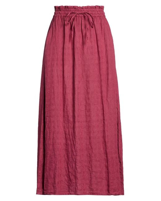 Massimo Alba Red Maxi Skirt