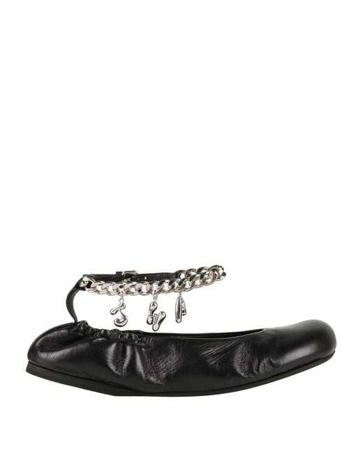 J.W. Anderson White Ballet Flats