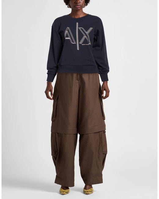 ARMANI EXCHANGE Blue Sweatshirts