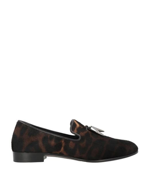 Giuseppe Zanotti Black Loafers Leather for men