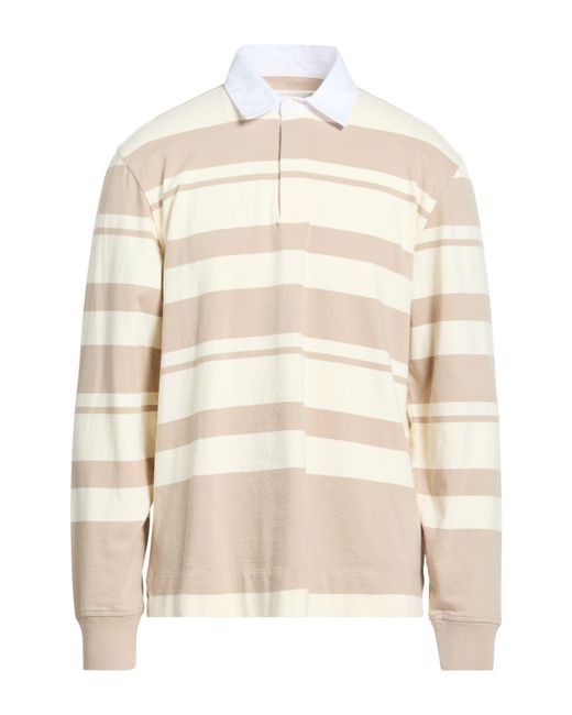 Officine Generale Natural Polo Shirt Organic Cotton for men