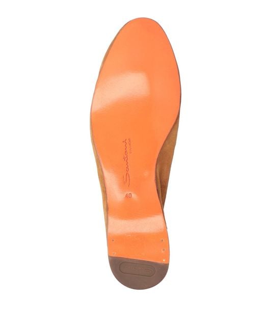 Santoni Brown Loafers