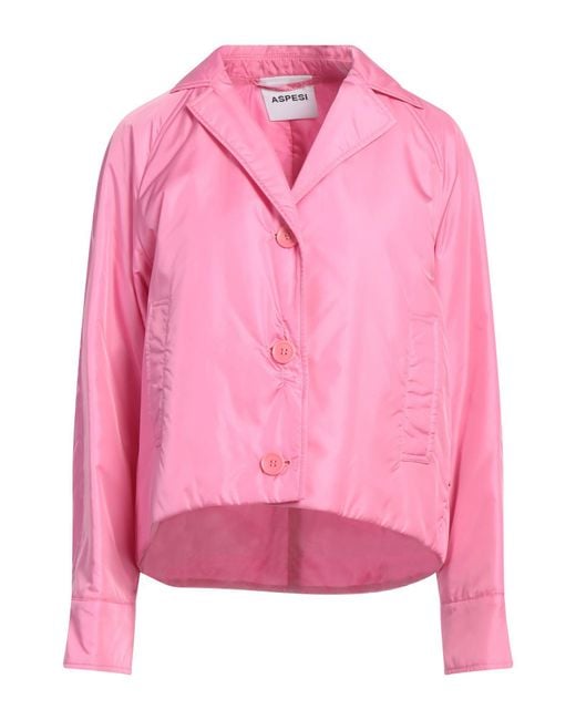 Aspesi Pink Fuchsia Jacket Polyamide