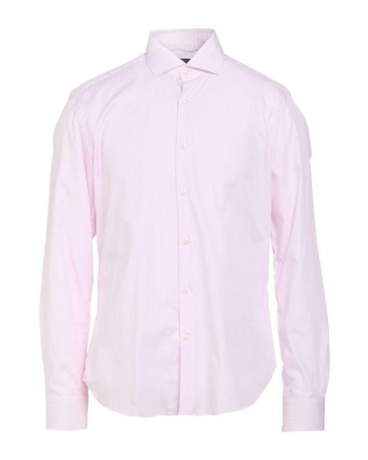 Savile Row Pink Shirt Cotton for men
