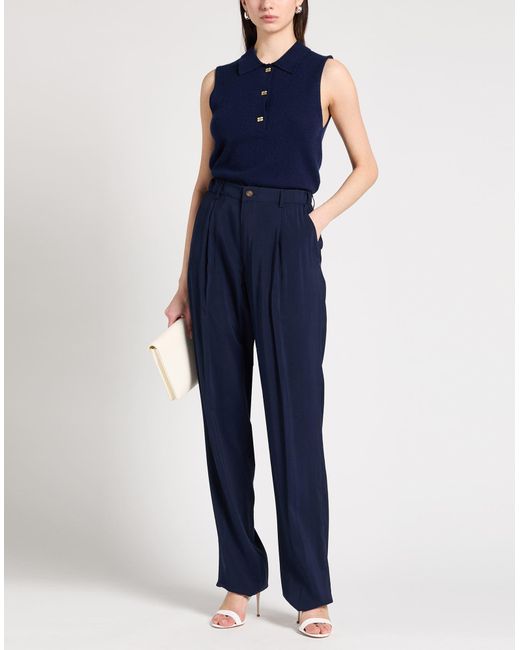 Hevò Blue Pants Viscose, Polyester