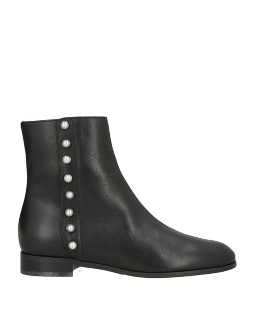 Botines De Caña Alta Pollini de color Black