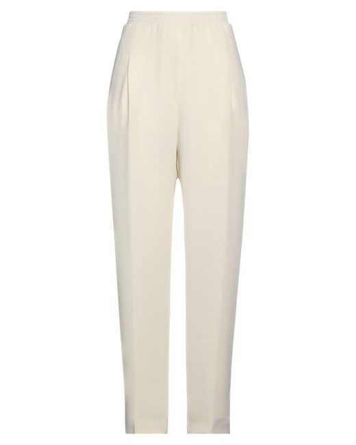 Grifoni White Ivory Pants Polyester