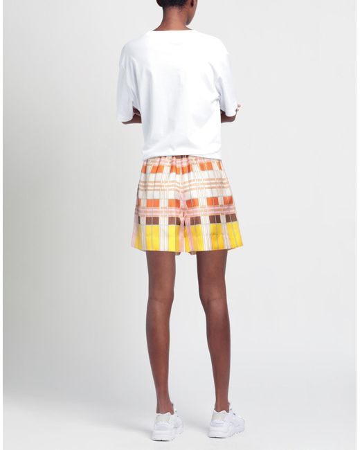 Burberry Orange Shorts & Bermuda Shorts