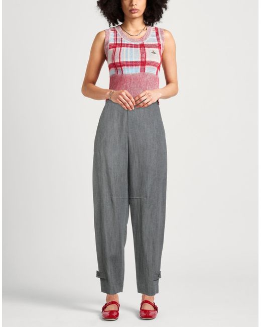 Caractere Gray Pants Lyocell
