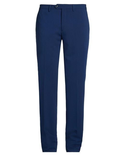 AT.P.CO Blue Pants Polyester, Viscose, Elastane for men