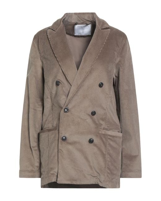 Societe Anonyme Brown Blazer Cotton, Elastane