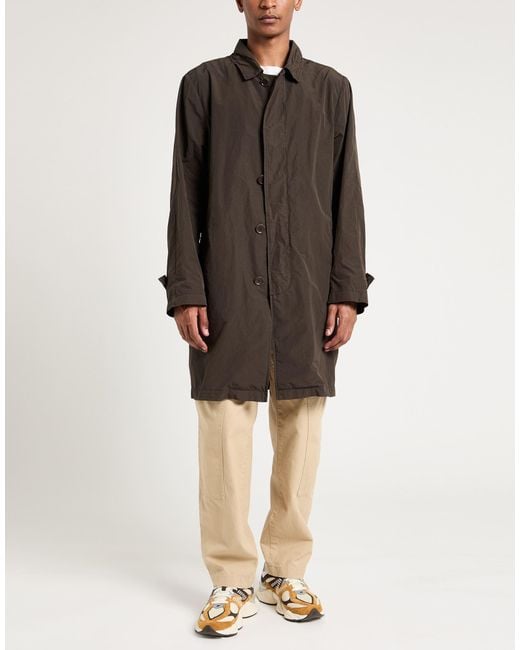 Aspesi Brown Overcoat & Trench Coat for men