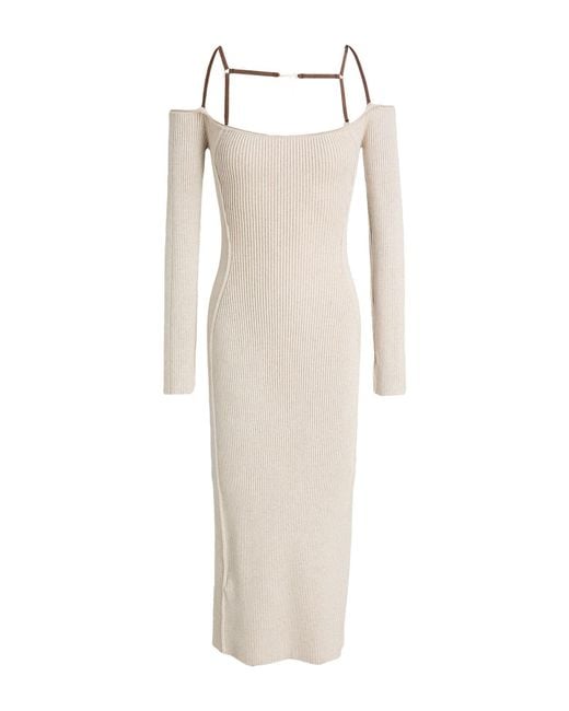 Jacquemus White Midi Dresses