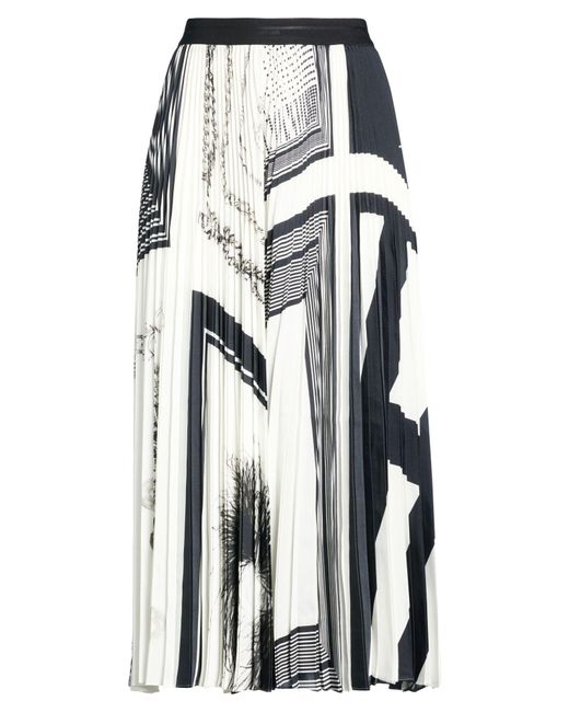 Helmut Lang Blue Midi Skirts