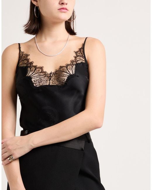 Coperni Black Top Acetate, Silk