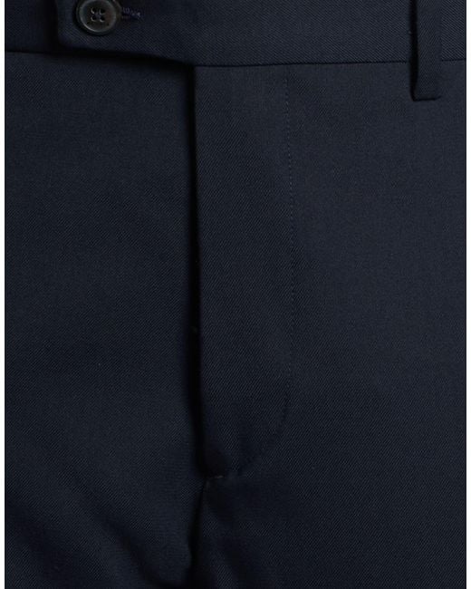 BE ABLE Blue Pants Polyester, Virgin Wool, Elastane for men