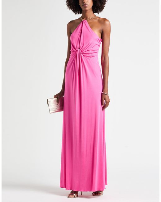 Anna Molinari Pink Maxi Dress