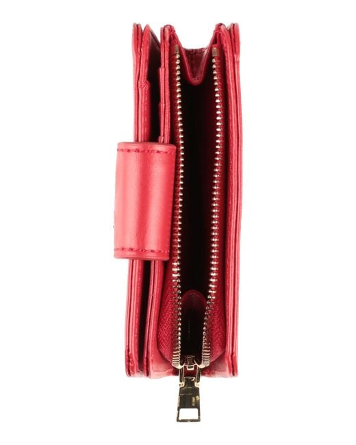 Sandro Red Wallet Cow Leather
