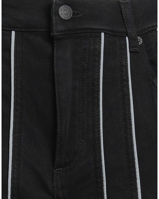 Mugler Black Jeans Cotton, Elastane