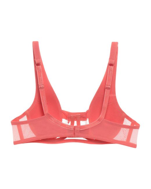 Chantal Thomass Tulle Bra in Coral (Pink) - Lyst