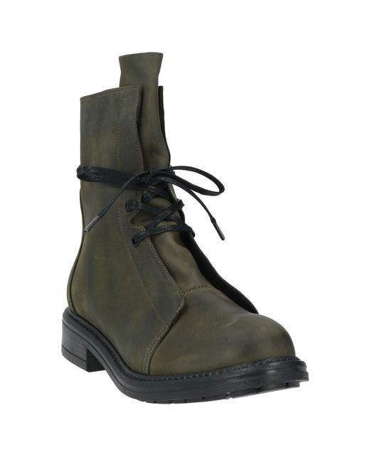 Divine Follie Green Ankle Boots