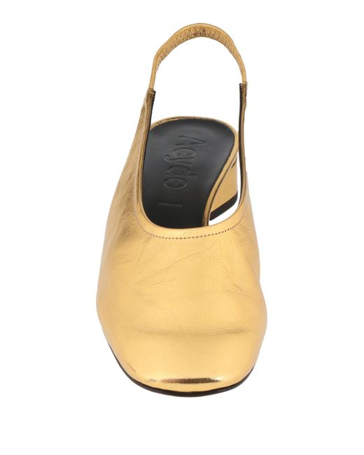 Aeyde Natural Pumps Leather