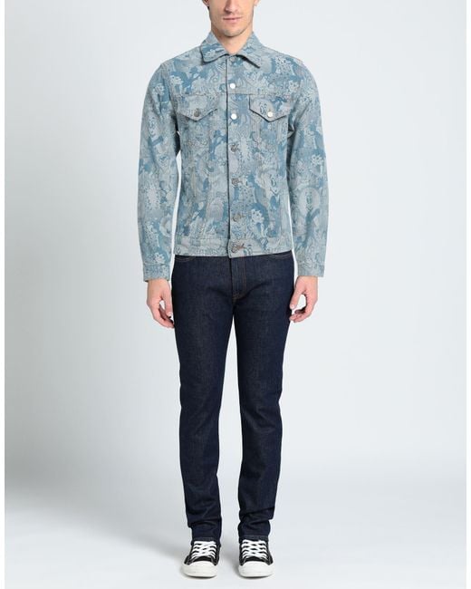 Aries Blue Denim Outerwear for men