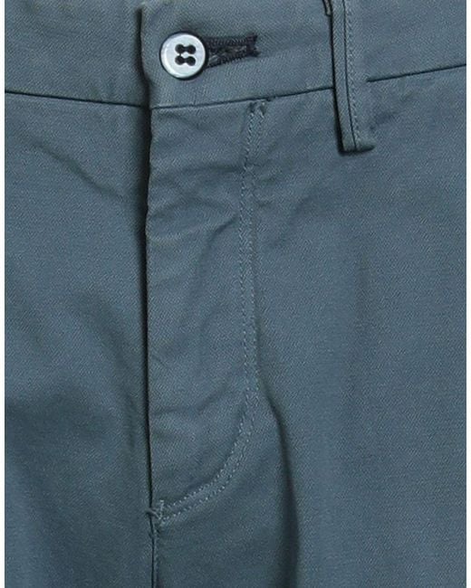 Mason's Blue Pants Cotton, Elastane for men