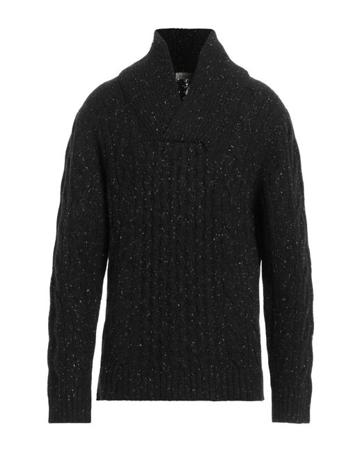 Bruno Manetti Black Sweater for men