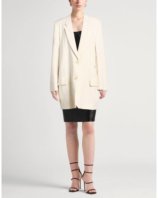 Uma Wang Natural Blazer Cotton, Acetate