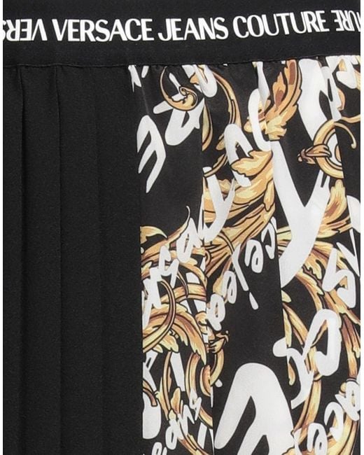Versace Jeans Couture Black Midi-Rock