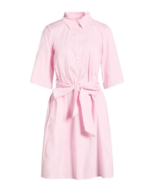 Shirtaporter Pink Midi Dresses
