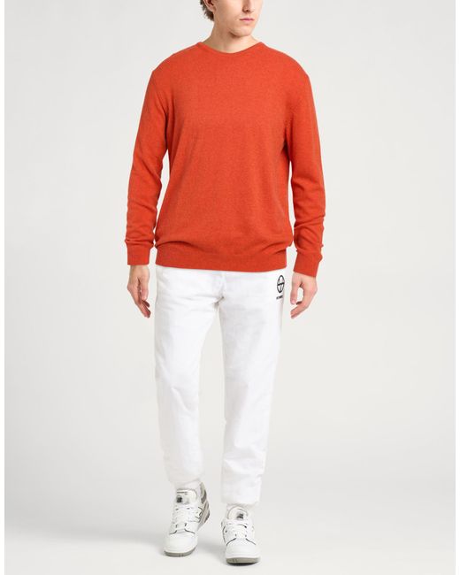 Stilosophy Orange Sweaters for men