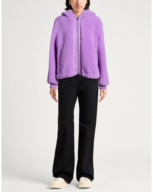 Liu Jo Purple Shearling & Teddy