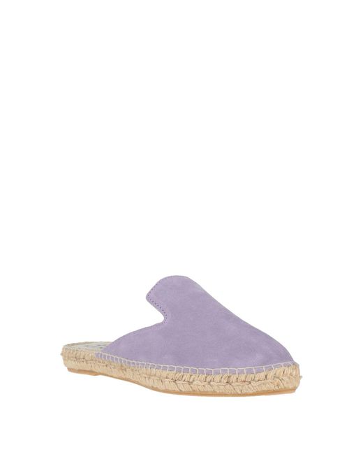 Manebí Purple Lilac Espadrilles Leather