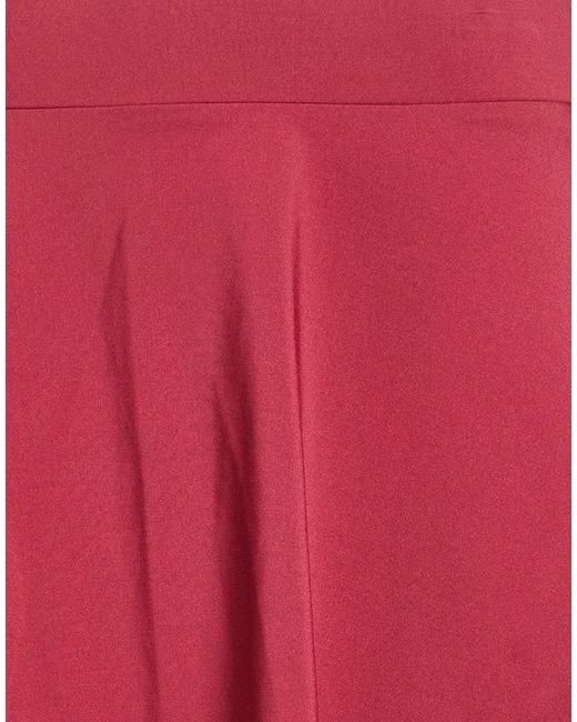 EA7 Red Mini Skirt Polyester, Elastane