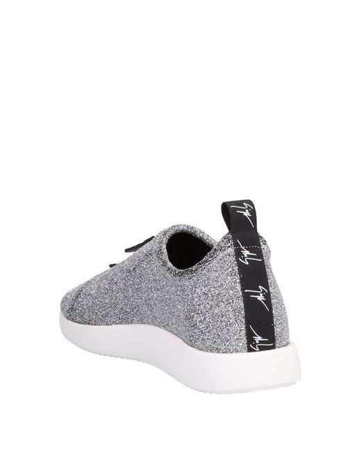 giuseppe zanotti sneakers silver