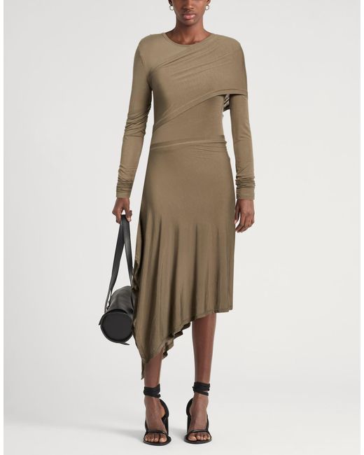 Helmut Lang Natural Midi Dress