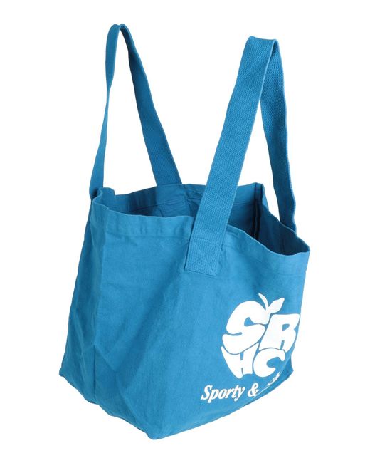 Sporty & Rich Blue Azure Shoulder Bag Textile Fibers