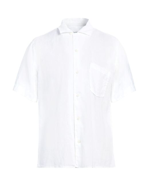 Camisa Tintoria Mattei 954 de hombre de color White