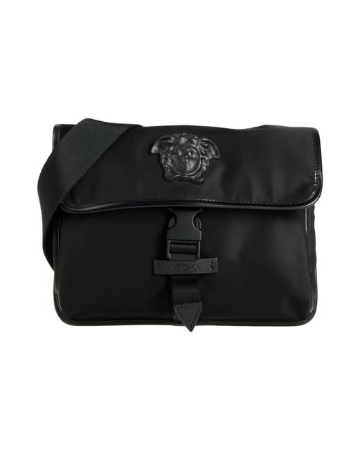 Borse A Tracolla di Versace in Black da Uomo