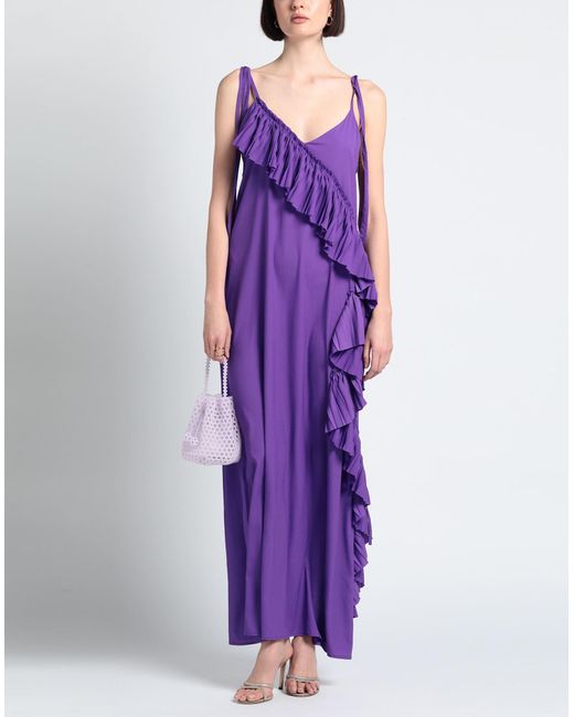P.A.R.O.S.H. Purple Maxi Dress