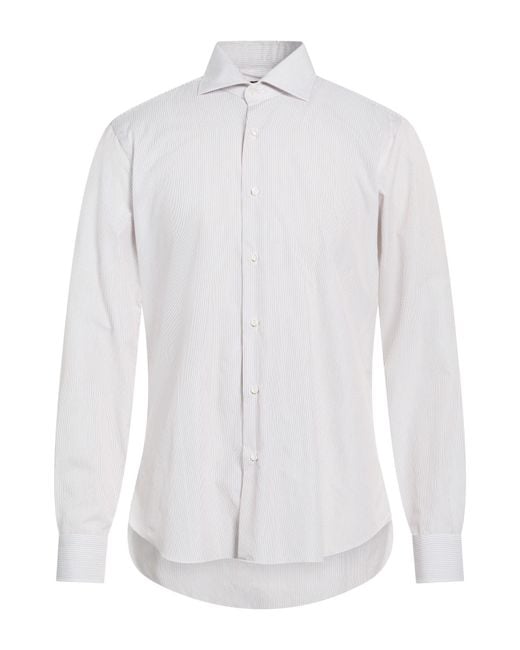 Barba Napoli White Shirt for men