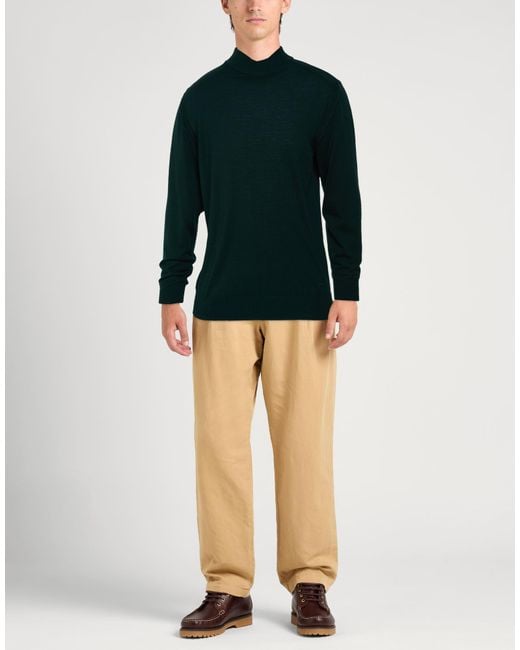 Manuel Ritz Green Turtlenecks for men