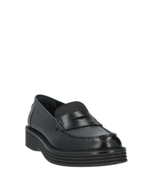 THEORY PROJECT Black Loafers for men